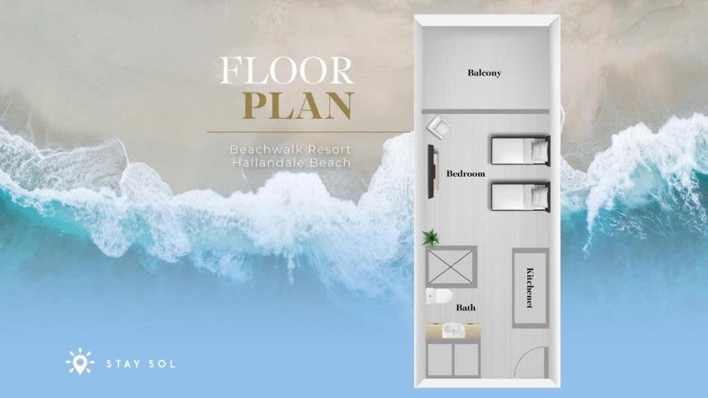 Upper Studio With Balcony,Pool And Gym, Near Beach 哈兰代尔海滩 外观 照片